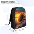 thumbnail image 4 of Disketp Sunset Coast Sunflower Mochila Unisex de Apertura Lateral Completa, Mochila para Laptop para Escuela, Trabajo y Viajes, 4 of 8