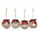 thumbnail image 1 of Decoraciones para árboles de Navidad YONGSHENG Gnomo Granja de madera 4 piezas, 1 of 5