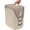 Beige, variant on Trash Can (Black) - Reuse Grocery Bags - Plastic Garbage Container for Bathroom, Vanity, Laundry Room, Kitchen, Office, Garage - 2.5 Gallon Wastebasket with Hooks to Secure Trash Bags
