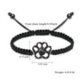 thumbnail image 2 of Cute Paw Locket Adjustable Braided Rope Bracelet Cremation Jewelry For Ashes Bracelets Funeral Urn Bracelet for Ashes Holder, 2 of 7