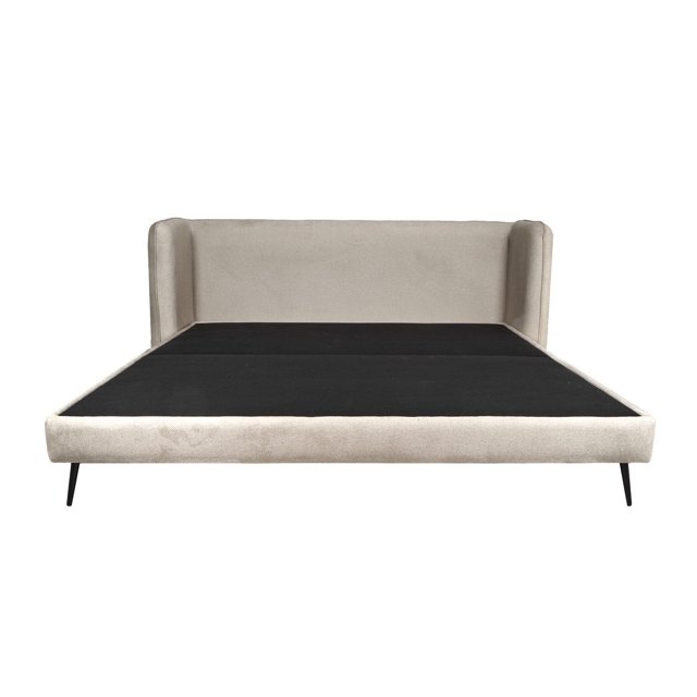 Cama Matrimonial Sonatta Gris Claro Kessa Muebles