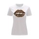 thumbnail image 2 of Playera Blusa Con Impresion De Beso Animal Print Sexy Color Blanco Talla Grande Marca Emil SaEs, 2 of 4