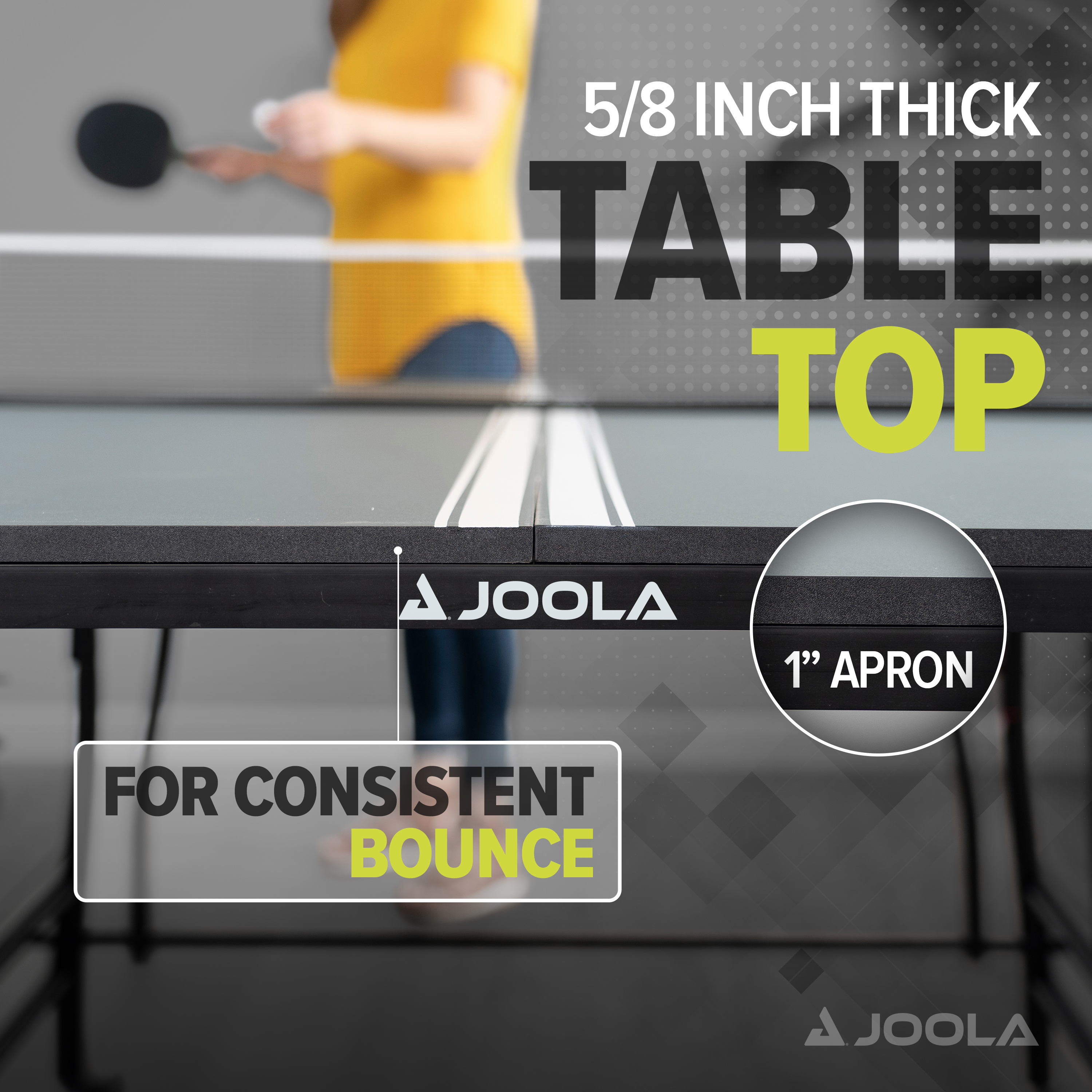 JOOLA Indoor Table Tennis Table, Green - image 5 of 7