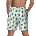 thumbnail image 4 of Haiem Cute Turtle Mens Swim Trunks with Compression Liner 2 in 1 Swimming Shorts Stretch Swimwear Quick Dry,Board Shorts-3X-Large, 4 of 9