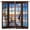 Autumn Natural Scenery, variant on Autumn Lake Sunset View Curtains,Botanical Reeds Birds Rod Pocket Soundproof Window Curtains for Bedroom Living Room 2 Panel 84x84 Inch