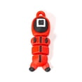 thumbnail image 1 of Guard Keychain Charm Toy Mini Muñeca Figura Flexible Fíjate 3D Square Circle Regalo para Series Televisión, 1 of 9