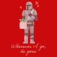 thumbnail image 2 of Boys Star Wars: The Mandalorian Wherever I Go He Goes T Shirt, 2 of 5
