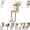 C, variant on Leggy Pot Planter, Decorative Small Plant Pot for Succulents and Live Plants, Indoor Outdoor Home and Garden Decor, 2.76 in