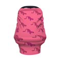 thumbnail image 2 of Haiem Leopard Print Baby Nursing Cover & Nursing Poncho - Multi Use Cover for Baby Car Seat Canopy, Stroller Cover, 360°Full Privacy Breastfeeding Coverage, 2 of 9