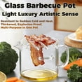 thumbnail image 2 of Glass Microwave Bacon Cooker(2.1L/74Oz), Heat Resistant, Non-Stick Oil, 2027 New Glass Bacon Grill, Glass Bacon Cooker for Microwave Oven for Home Cooking, Picnics, and Barbecues (1Pc), 2 of 8