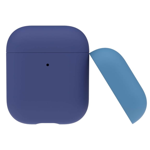 Funda para Air Pods Power Support Dual Cap/Azul