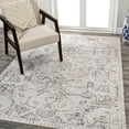 thumbnail image 4 of JONATHAN Y WASHABLE 3 x 5 Area Rug, Edith Distressed Medallion - Cream/Light Gray, WSH315A-3, 4 of 9
