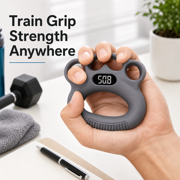 CYFIE Lightweight Portable Hand Gripper - Grip Strength Training Exercise for Kids, Adults & Elderly,Unisex Grip Enhancement & Stress Relief
