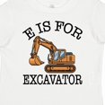 thumbnail image 4 of Inktastic Construction Trucks E is for Excavator Boys Toddler T-Shirt, 4 of 5