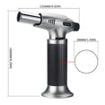 thumbnail image 3 of Wovilon Metal Lighter Direct Blast Flameproof Burner Outdoor Barbecue Kitchen Baking Lighter Lighter Torch Lighter For Candle, 3 of 7