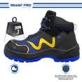 thumbnail image 4 of Zapato de Seguridad WSM tipo tenis, Ergonómico y muy ligero. Con casquillo de Policarbonato. Bota Industrial y multifuncional. Es un calzado de trabajo dieléctrico y antiderrapante. Est 2959-MT WSM  2959MTNGO280, 4 of 7