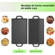 thumbnail image 4 of Plancha Hierro Fundido Reversible, Sartén para parrilla 2 en 1 de doble cara, Plancha de Hierro Fundido, Fácil de limpiar, antiadherente, Adecuado para Estufas de gas y barbacoas, 4 of 4