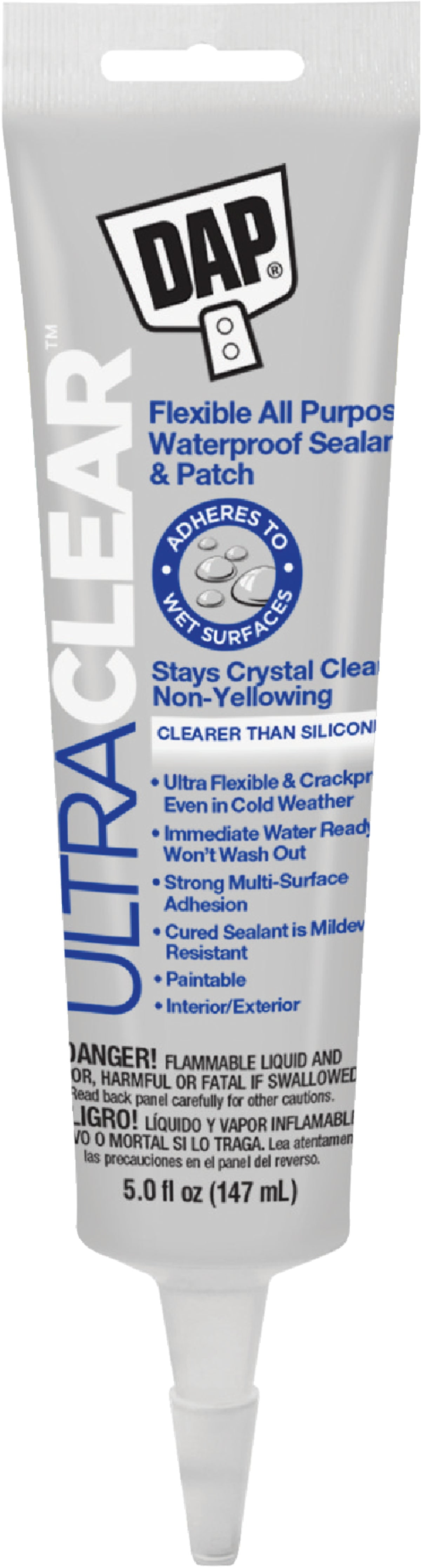 Dap DAP Ultra Clear Flexible Elastomeric Sealant 5 Oz.