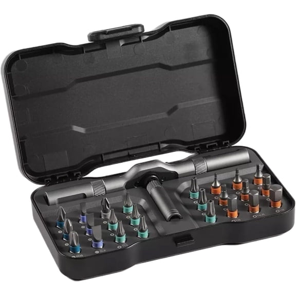 Upgrade 24 In 1 Multi Bit Magnetic Screwdriver Set Multifunctional Toolbox, Precious Attach Tool, Precious Attach Ratchet