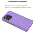 thumbnail image 5 of For Motorola Moto G 5G 2025 Case, 2 in 1 Hard PC Phone Case for Moto G 5G 2025 6.7", Takfox Rubber & Rugged Sturdy Shockproof Full Body Protection Case Cover,Purple, 5 of 12