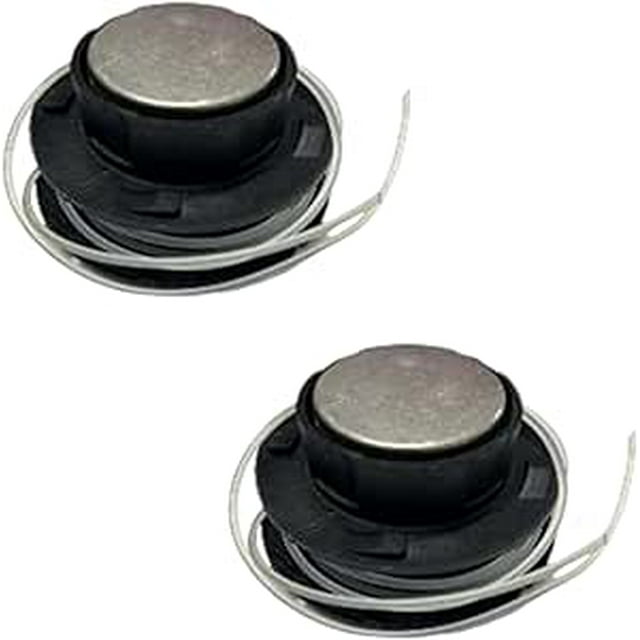 2 Carrete para cabezal de casquillo metalco desbrozadora 33cc 43cc 52cc D.I. 47.44 D.E. 93.60 Alto 55.12