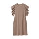 thumbnail image 3 of WILLBEST Vestido Minivestido Informal De Verano Para Mujer, Con Cuello Redondo, Volantes, Mangas Cortas, A Rayas Texturizadas, 3 of 3