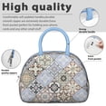 thumbnail image 4 of Lunch Bag Women Office Lunch Cooler Bag Portable Large Cooler Tote for Student/Mother Group with Side Pockets for Work Office Picnic Bohemian Tribal, 4 of 7