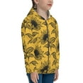 thumbnail image 5 of Sikiie Autumn Sunflower Zip Up Hoodie Teenage, hoodies for Teenage, Zipper Sweatshirt Jacket for Daily, Traveling-Medium, 5 of 6
