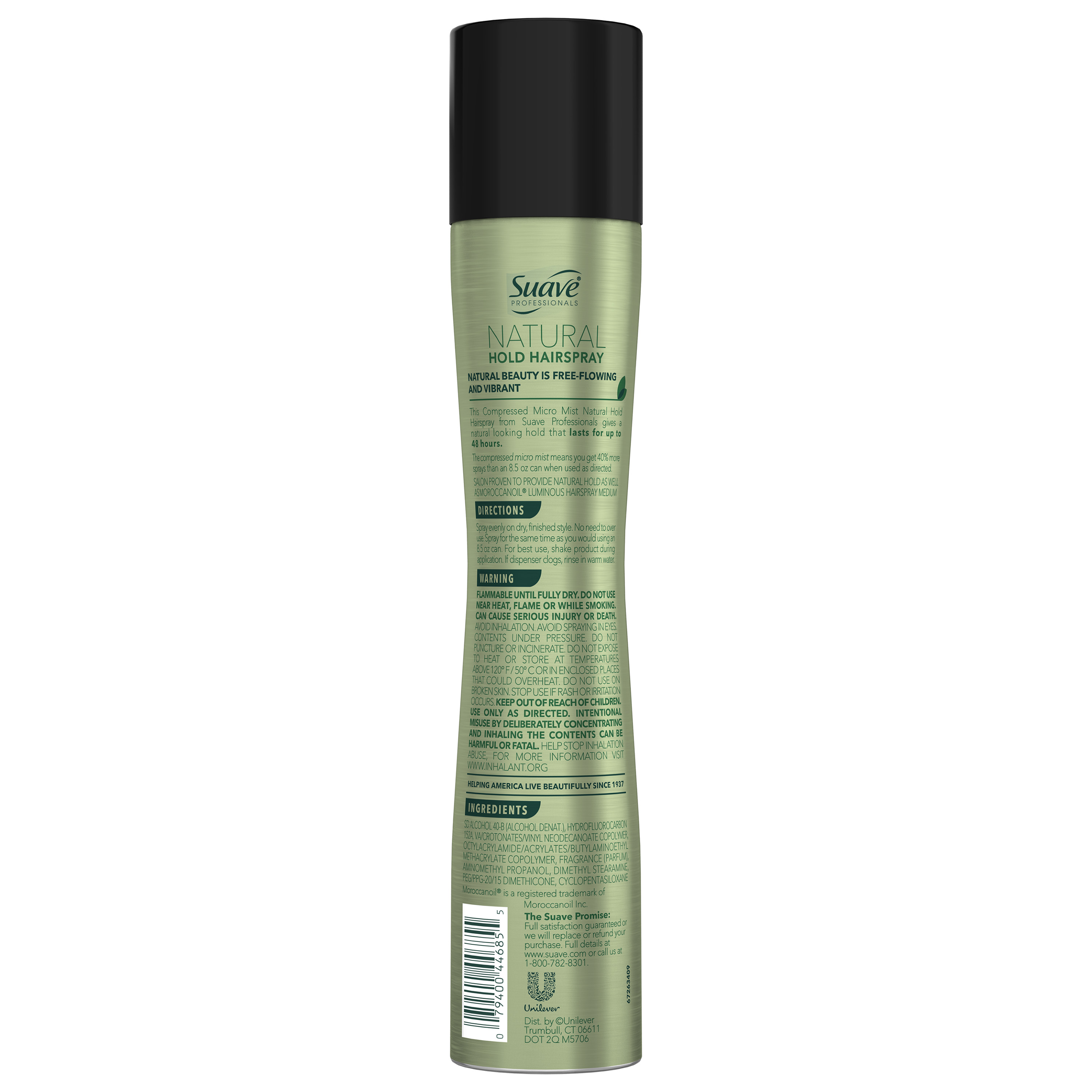 Suave Professionals Compressed Micro Mist Natural Hold Hairspray, 5.5 oz - image 2 of 13