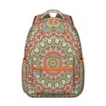 thumbnail image 1 of Exotic Cultural Mandala Backpack for Students Durable and Adjustable Strap School Bag with Traditional Sacred Mandala and Abstract Ornamental Patterns, 1 of 5