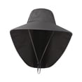 thumbnail image 3 of Sombreros unisex opa para el sol, cubierta para el cuello, , gris Zulema Sombrero para el sol de ala ancha, 3 of 8