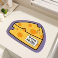 thumbnail image 4 of Cute Shape Kitchen Mat, Absorbent Countertop Drying Mat, Non Slip Dish Drying Pad for Kitchen Counter and Bathroom, Soft and Easy to Clean^, 4 of 6