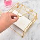 thumbnail image 4 of Nordic Styles Square Napkin Holder Iron Kitchen Organizer For Dining Table Modern Home Decoration Accessories gold, 4 of 5