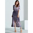 thumbnail image 1 of Vestido túnica bohemio para mujer, vestido de playa, vestidos de verano, vestido vintage, 1 of 4