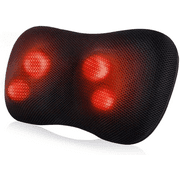 MaxKare Back Massager Pillow with Heat Shiatsu Massager Kneading Massager for Back, Neck, Shoulder, Waist, Use at Home Office