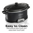 thumbnail image 6 of Hamilton Beach Programmable Slow Cooker, 7-Quart with Lid Latch Strap, Black, 6 of 8