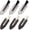 Polkadots-1, variant on 6 count Creaseless Hair Clips for Women - No Bend No Crease Hair Clips for Styling, Makeup, Washing , Bangs Cute Cherry, Blueberry, Rose Print Flat No Dent Clips for Salon &