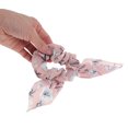 thumbnail image 4 of Unique Bargains 1 Pc Stylish Rabbit Ears Flower Hair Ties Hair Bands Pink, 4 of 5