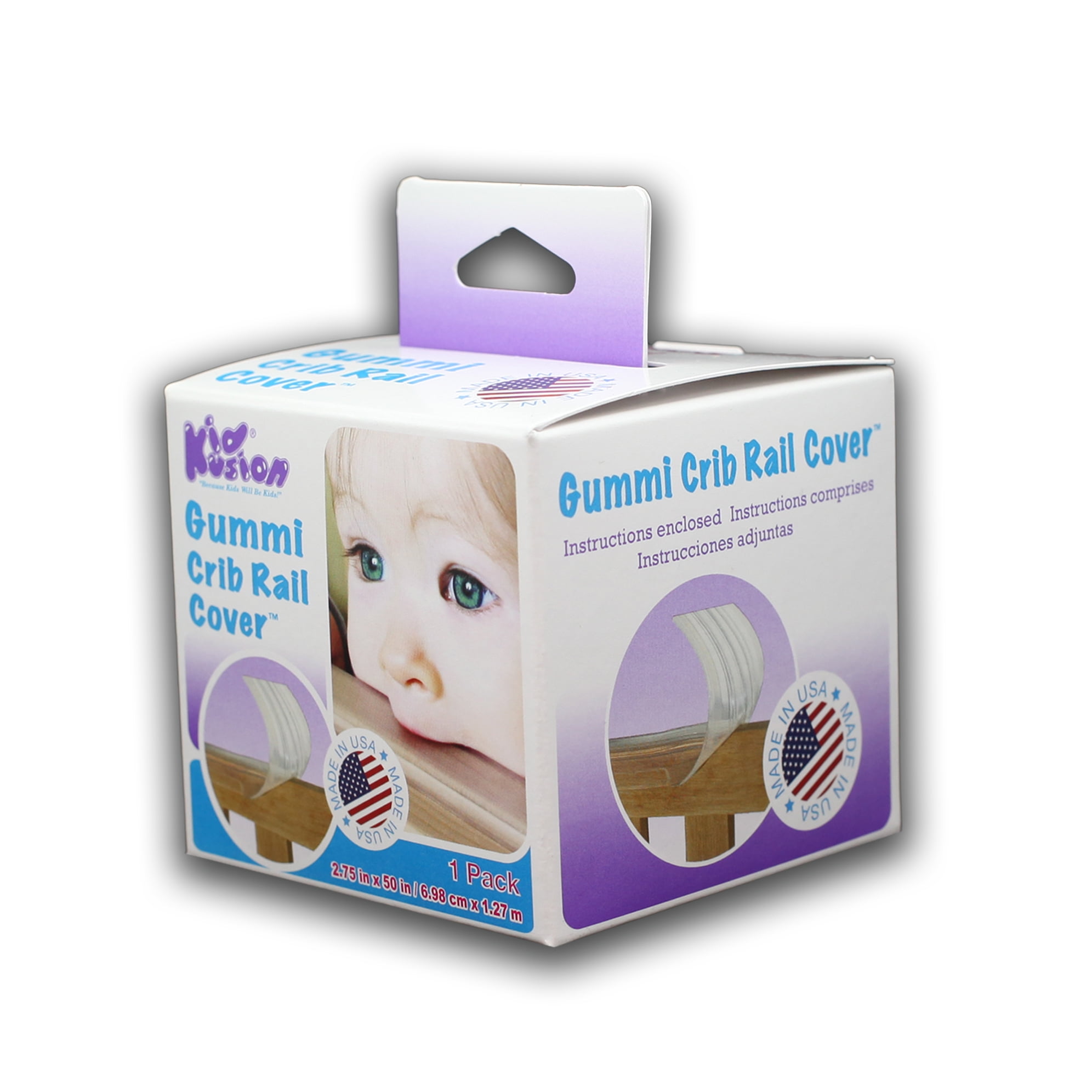 Gummi Crib Rail Cover 2 Pack