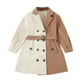 thumbnail image 1 of Gibobby Grandes NiñosNueva chaqueta de princesa para niñas pequeñas, cortavientos de manga larga para niñas, chaquetas con botones para niñas, abrigo con(Blanco, 4-5 Años), 1 of 5
