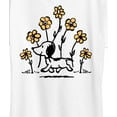 thumbnail image 3 of Peanuts - 1950S Snoopy Flowers - Women's Short Sleeve Graphic T-Shirt, 3 of 6
