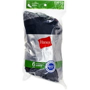 Hanes - Men's Fit Ankle Socks, 6 Pairs