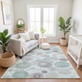 thumbnail image 7 of Addison Rugs Mayfield Premium Machine Washable Transitional Geometric Mint Rectangle Rug, 3' x 5', 7 of 7