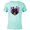 Ocean Blue, variant on Marvel Hawkeye Clint Barton Kate Bishop & Lucky - Short Sleeve Blended T-Shirt for Adults - Customized-Ocean Blue