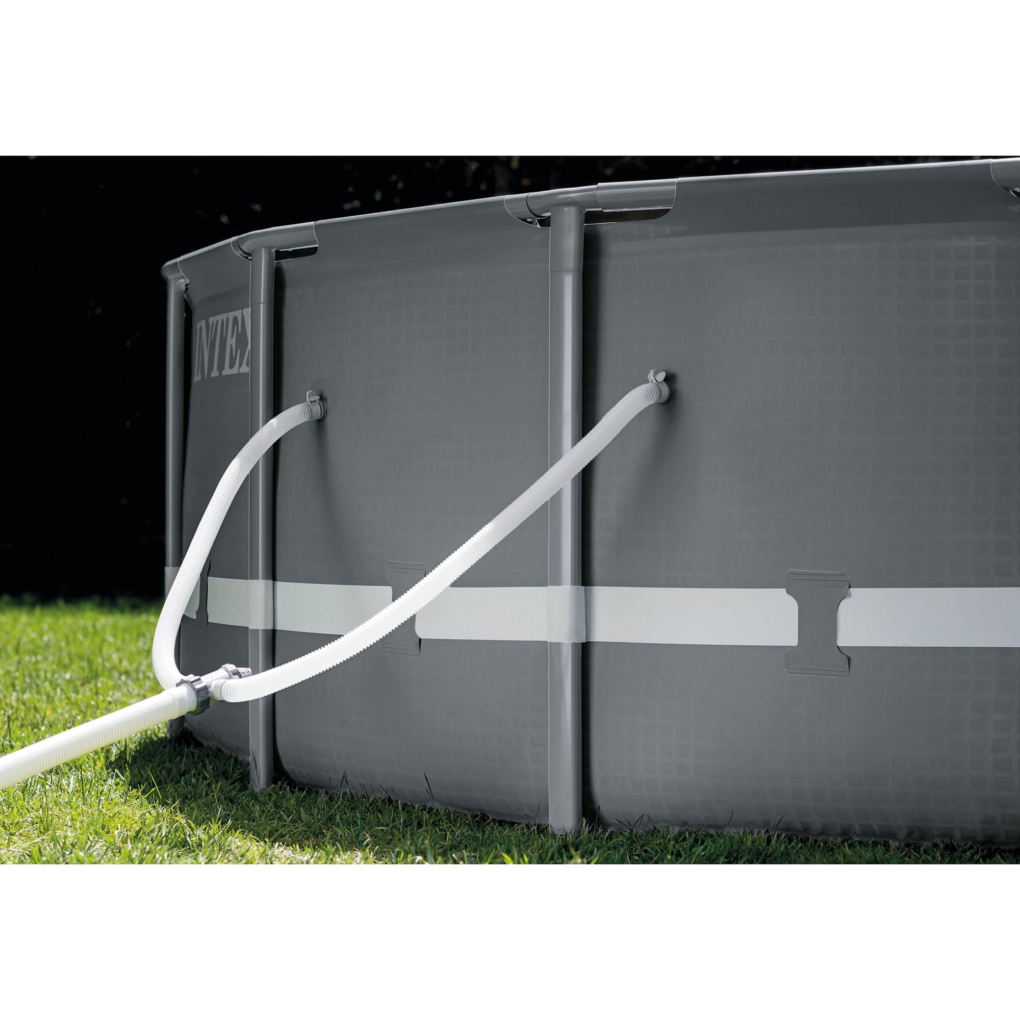 26 Ft x 52 In Ultra Frame Above Ground Swimming Pool with Pump&Ladder