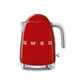 thumbnail image 1 of Smeg Klf03Rdus Bouilloire Électrique Style Rétro des Années 50 avec Logo Embossé, Rouge, 1 of 2