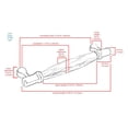 thumbnail image 2 of CKP #G-300 Brilliance Collection 3-3/4 in. (96mm) Crystal Pull, Clear with Oil-Rubbed Bronze Base, 2 of 4