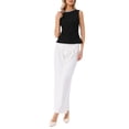 thumbnail image 2 of INSPIRE CHIC Women's Summer Sleeveless Top Casual Work Office Beaded Tank Blouses Tops S Black, 2 of 5