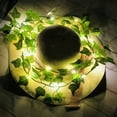 thumbnail image 3 of Pack Fake Vines with LED String Lights for Bedroom Decor, Fake Ivy Lights Artificial Ivy Garland Hanging Plants, 3 of 4