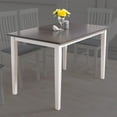 thumbnail image 2 of Table à manger d'intérieur bicolore blanc-gris CorLiving Michigan pour 4 personnes, 2 of 7